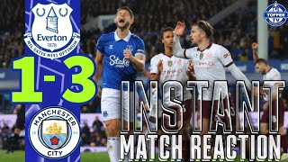 Everton 1-3 Manchester City | Gwladys Street Reaction