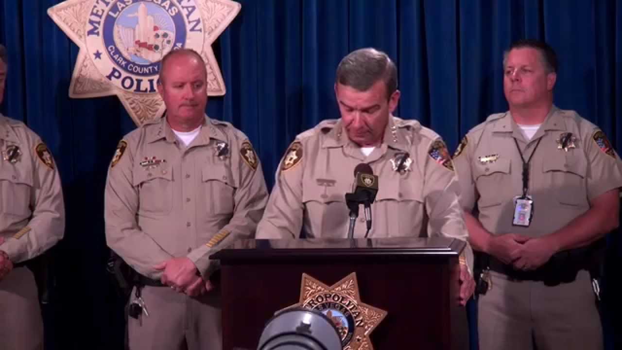 Media Briefing: Two LVMPD officers killed in ambush attack. - YouTube