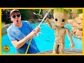 Guardians of the galaxy 3 groot dances with funquester aaron