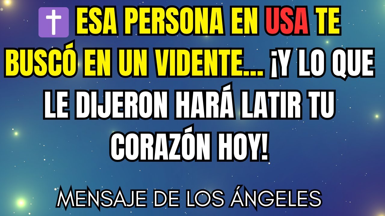 EN USA, ESA PERSONA CONSULTÓ A UN VIDENTE POR TI… ¡LO QUE ESCUCHÓ CAMBIÓ SU VIDA Y LA TUYA!