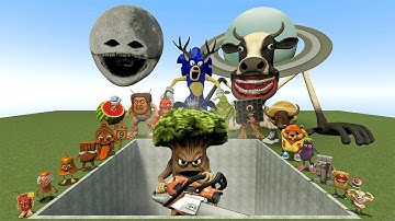 All New Italian AI Brainrot Memes vs Giant Pit with Tri Tri Tri Sahur Brainrot Monters!– Gmod
