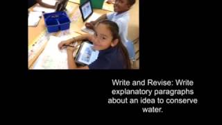 First grade water conservation tech project