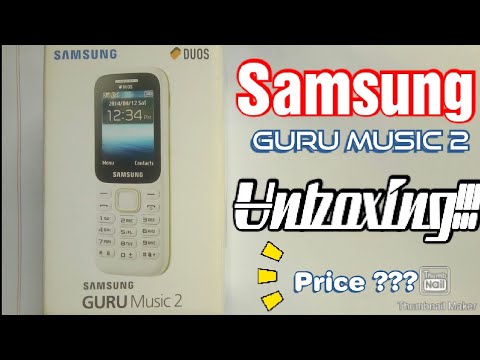 Samsung GURU Music 2 unboxing!!! Review - Price - features