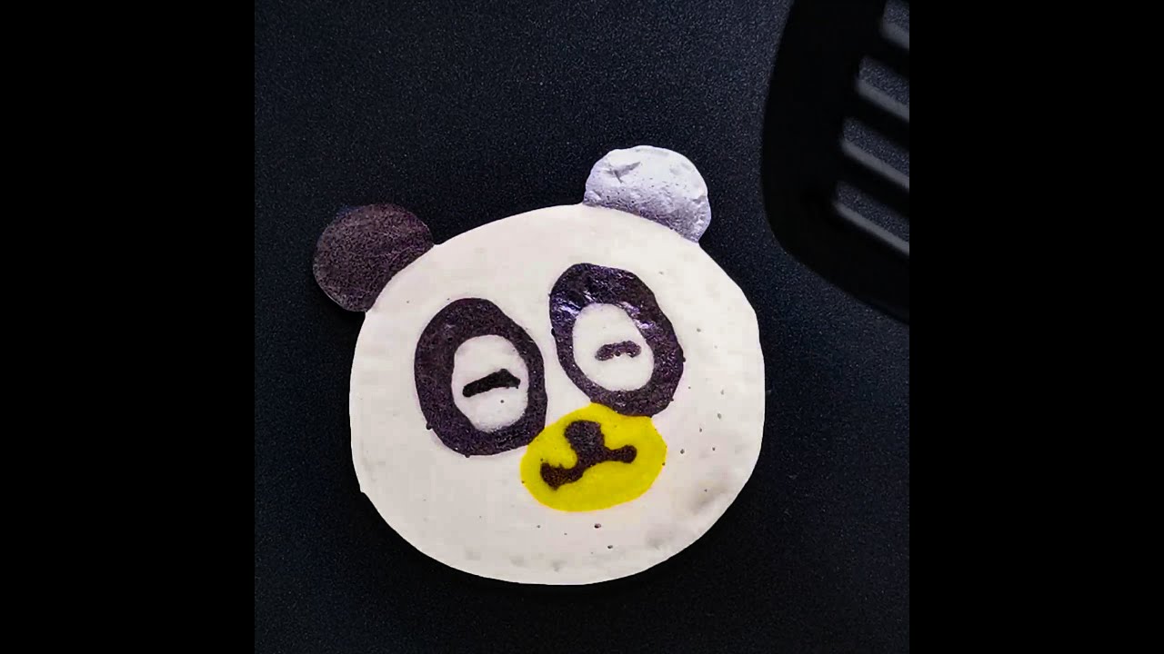 Pancake Art | Cute panda pancake