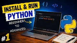 Python Complete Course #1: Installation & First Code in Hindi