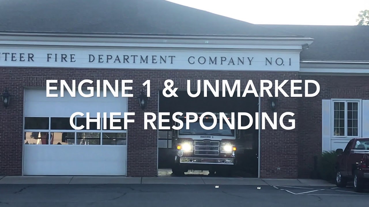 Newington Volunteer Fire Department Engine 1 & Car 4 Responding