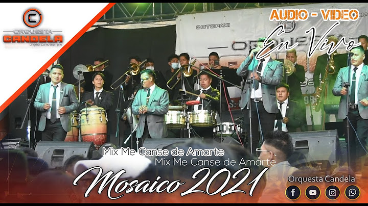 ORQUESTA CANDELA Ft STIVEN G - Me Canse de Amarte // La mitad de mi vida // De puro amor (EN VIVO)