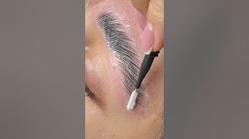 Eyebrow lamination #brows #eyebrows #browlamination