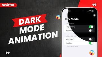 SwiftUI: Telegram Dark Mode Animation Challenge - iOS 17 - Xcode 15