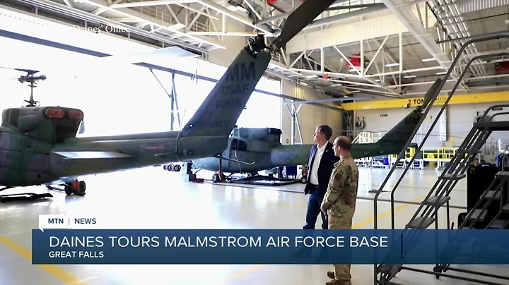 Sen. Daines tours Malmstrom Air Force Base