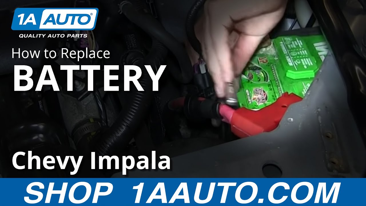 How To Replace Dead Battery 06-12 Chevy Impala - YouTube What Size Battery For 2007 Chevy Impala