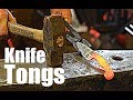Forging a Pair of Knife Making Tongs