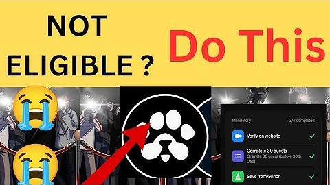 PAWS Airdrop Allocation 🔥| Why You Were NOT Eligible & How to Qualify for Airdrops 🚀