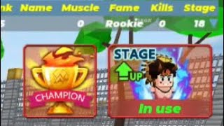 I have finally reached *STAGE 18* in WWE School Simulator! | Blockman Go