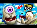 MASSIVE TITAN RICK Eats MEESEEKS AND MORTY (Rick and Morty VR Funny Gameplay)