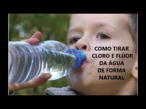 Como tirar CLORO E FLÚOR da água de forma natural - YouTube