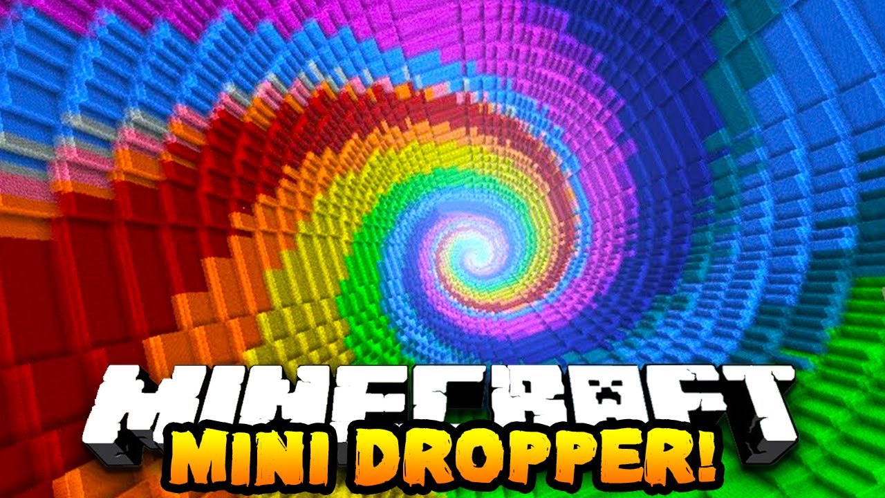 Minecraft THE MINI-DROPPER! (10 Levels of AWESOMENESS) | w