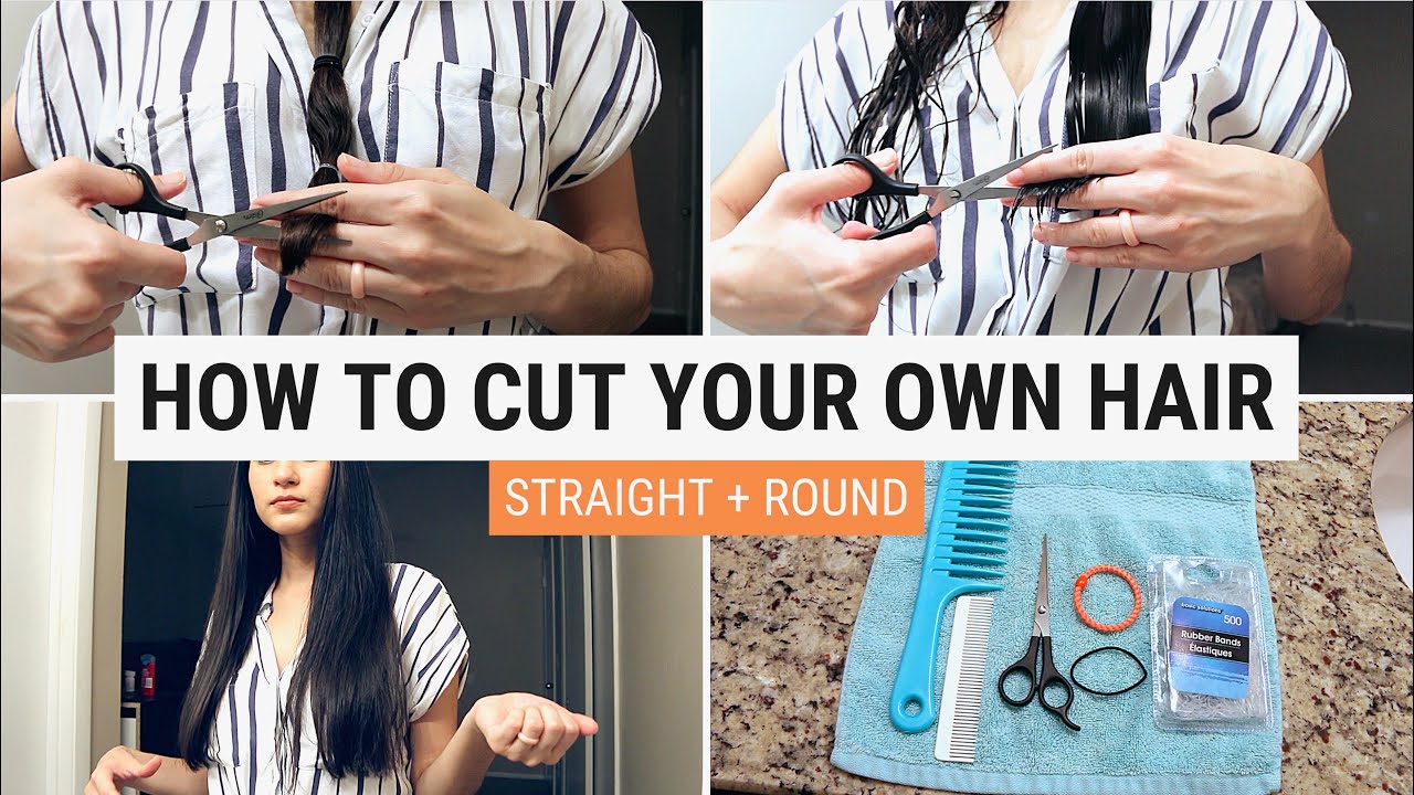 How To Cut The Back Of Your Own Hair Evenly designintegre