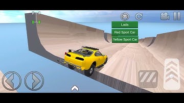 Ramp jump beamng car truck custom game Robot car transform game challenge gameplay