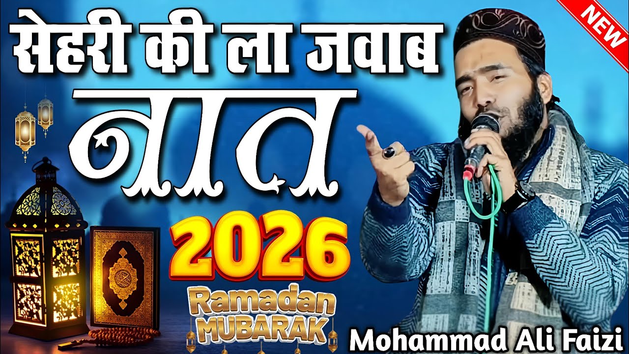 Sehri Naat Sharif - Ramzan Ki Naat Sharif - Mohammad Ali Faizi - Mohd Ali Faizi Ki Naat - Naat 2026