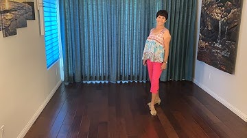 Where Oh Where line dance demonstration and tutorial by Stephie