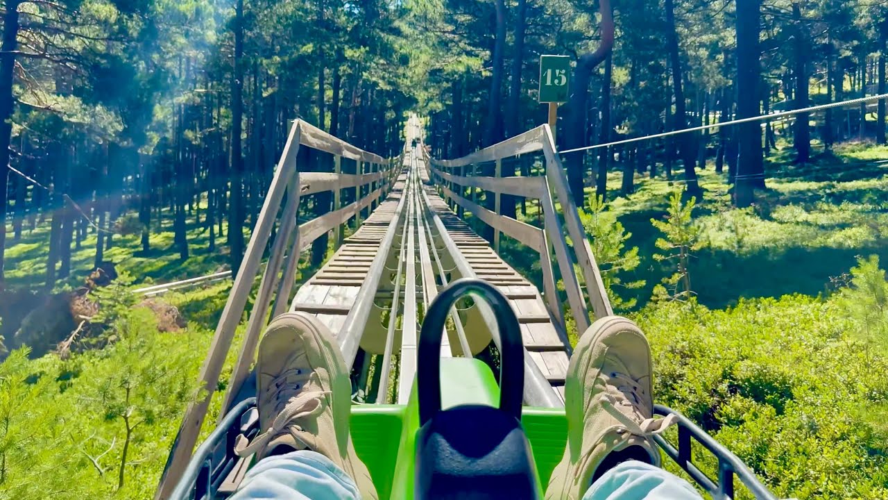 The World's Longest Alpine Coaster Ride (no brakes) | 5300m | Andorra 🇦🇩