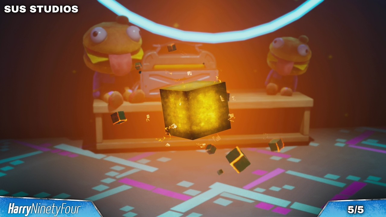 Find all Chaos Cubes in or Around Sus Studios Locations - Fortnite ...