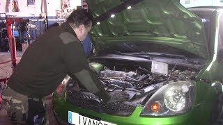 Ford fiesta 1,3 A9JA Замена мотора 2/2