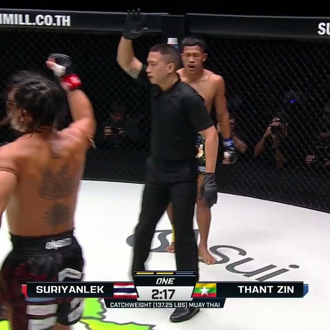Heart of a WARRIOR ❤️‍? Suriyanlek rallies back for an epic TKO win against Thant Zin!