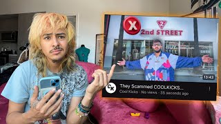 reacting to CoolKicks deleted video (beef with 2nd street)
