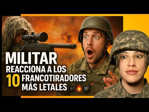 💥 MILITAR reacciona a los FRANCOTIRADORES más LETALES del planeta 💀🔥ARMAPEDIA