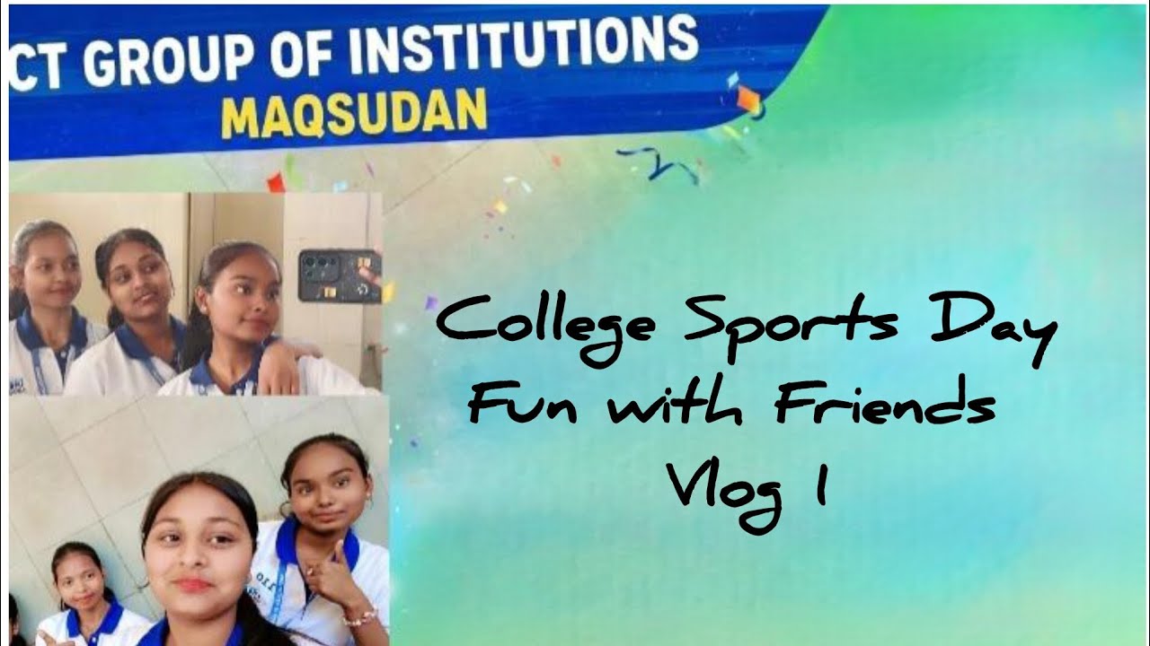 College sports day  1vlog ✨#vlog #youtube #sportday #college #viralvideo  