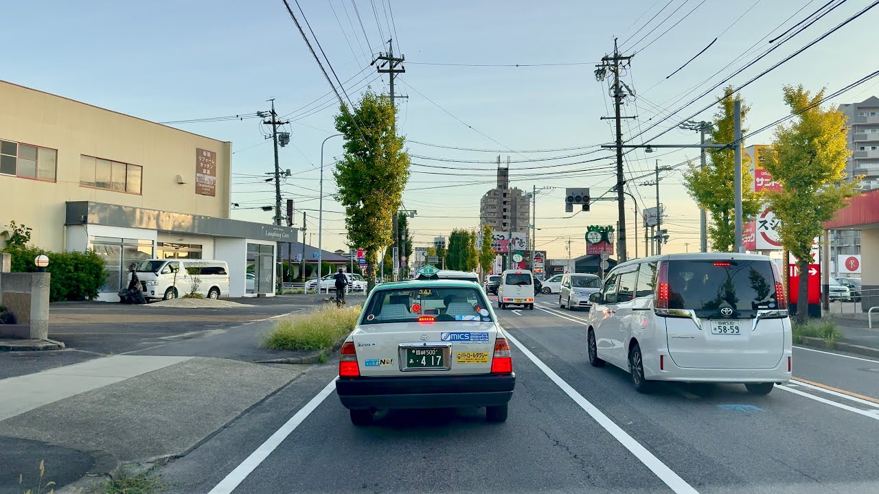 National Route 248 | Aichi Prefectural Route 293 | Okazaki City Aichi Prefecture | JAPAN Road Trip