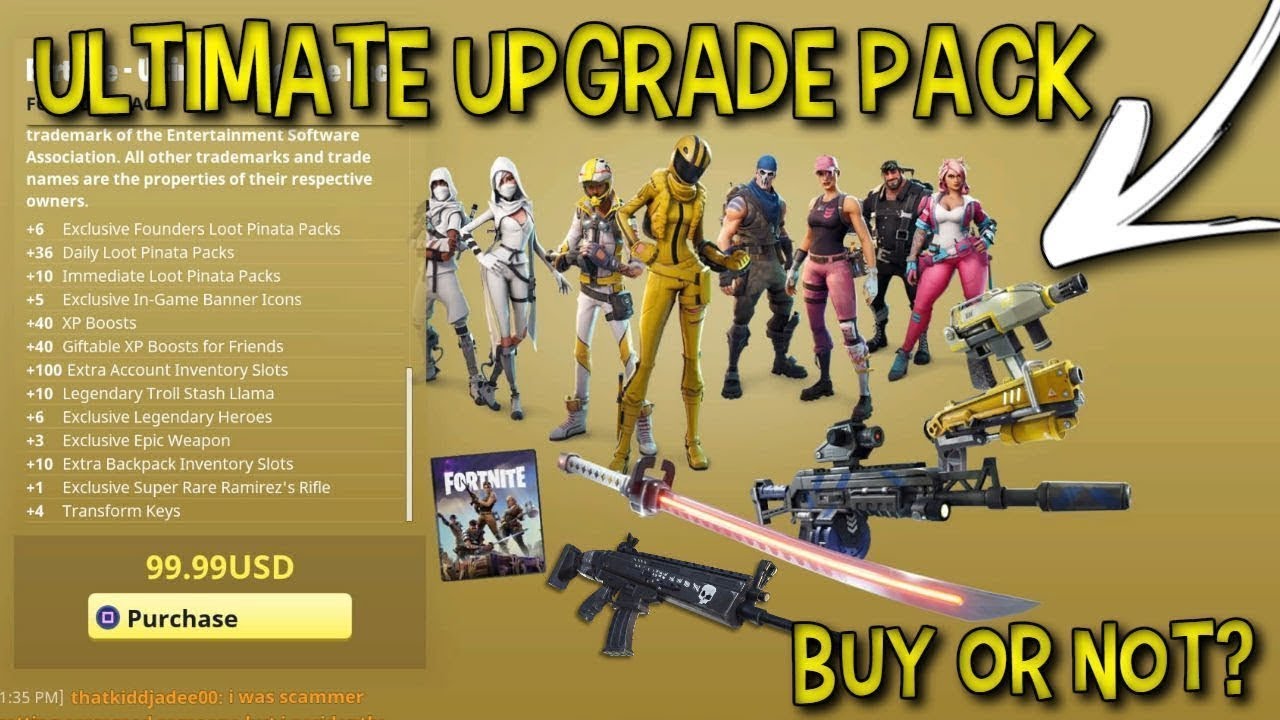 BUYING THE MOST EXPENSIVE PACK FORTNITE SAVE THE WORLD YouTube