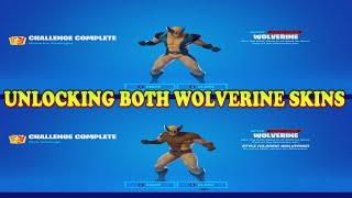 🔹🔷 Fortnite Chapter 2 Season 4 HOW TO UNLOCK BOTH WOLVERINE SKINS DEFAULT \& CLASSIC 🔷🔹