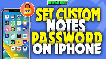how to set custom notes password on iPhone 2023 | F HOQUE |