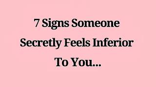 7 Signs Someone Secretly Feels Inferior To You 😶🔥 | Human Behavior Psychology