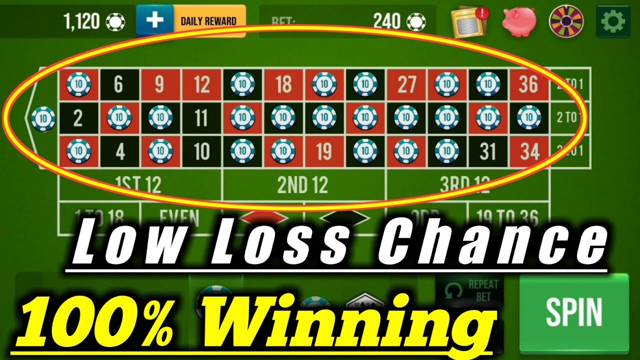 Low Loss Chance 100 Winning Roulette Strategy 🌹 Roulette Strategy