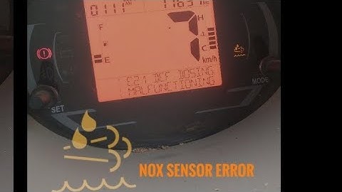 Mahindra Jeeto BS6 NOx Sensor Error