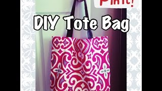 DIY Tote Bag | Sewing Project for Beginners