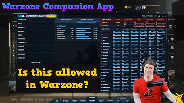 Warzone Companion App - Cheating or no?