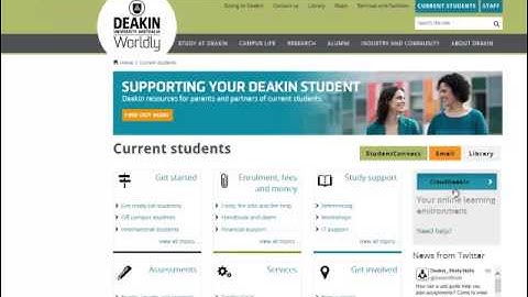 How to navigate to the PRE CloudDeakin login site
