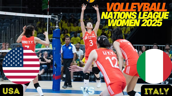 USA vs Italy Volleyball Women's Nations League VNL 2025 Match Prediction