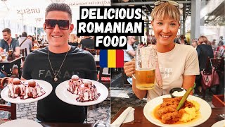 INSANE Romanian Food Tour Trying the MUST Eat Dishes in BUCHAREST, Romania