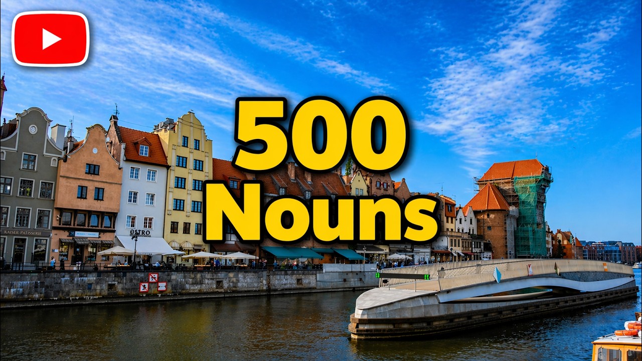 Learn German Nouns: 500 Common German Nouns (Audio Lesson) - YouTube