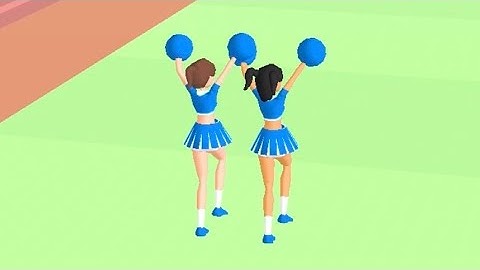 ‎Cheerleader Run 3d - All Levels Gameplay Android, iOS