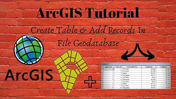 How to Create Table & Add Records in File Geodatabase in ArcGIS