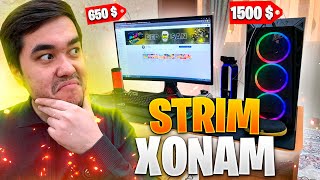 VLOG - 2500$ STRIM XONAM O'ZBEKCHA VLOG