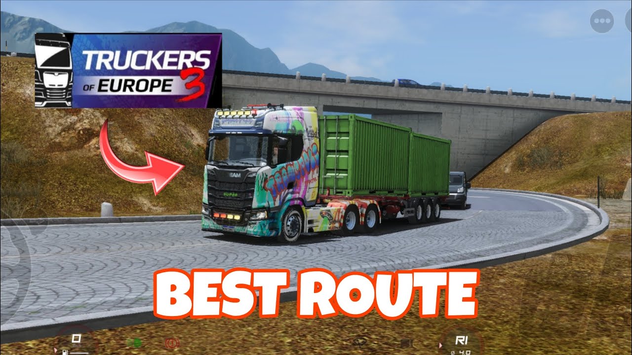 🚛 Best Routes in Truckers of Europe 3||🚛Wanda software 🙏🎁🙏||
