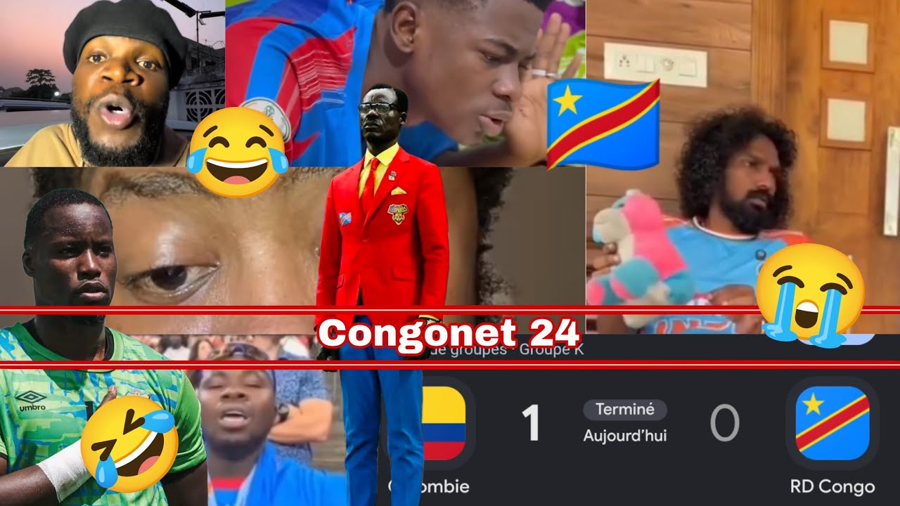 😂😭 Totala réactions ya ba congolais tango #RDC a perdre contre #Colombie 1-0 na coupe du monde 😭